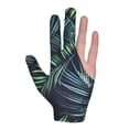 thumbnail image 3 of Elastic Show Gloves for Billiard Shooters Pool Snooker Sport for Men Women, ightweight and Portable - Leaves, 3 of 6