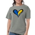 thumbnail image 1 of CafePress - Love Ukraine Heart T Shirt - Womens Comfort Colors® Shirt, 1 of 1