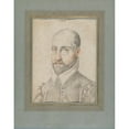 thumbnail image 2 of Federico Zuccaro 20x24 Gold Ornate Framed and Double Matted Museum Art Print Titled - Bust-Length Portrait of Torquato Tasso (ca. 1594), 2 of 4