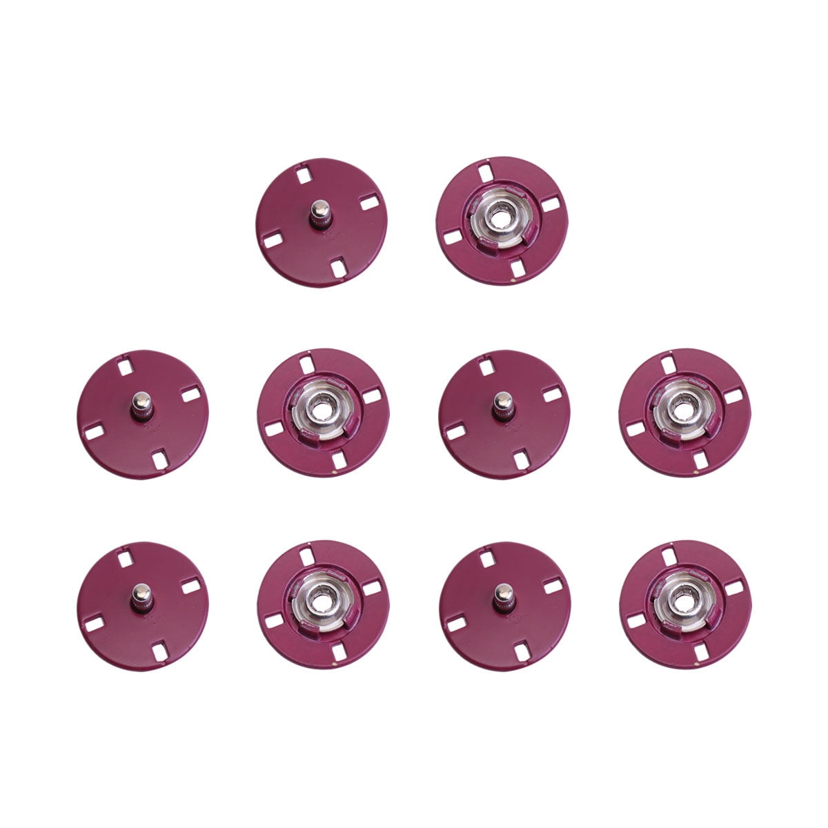 10pcs Alloy Button Metal Hands Sew Buttons Coat Buckle Flat Buttons for ...