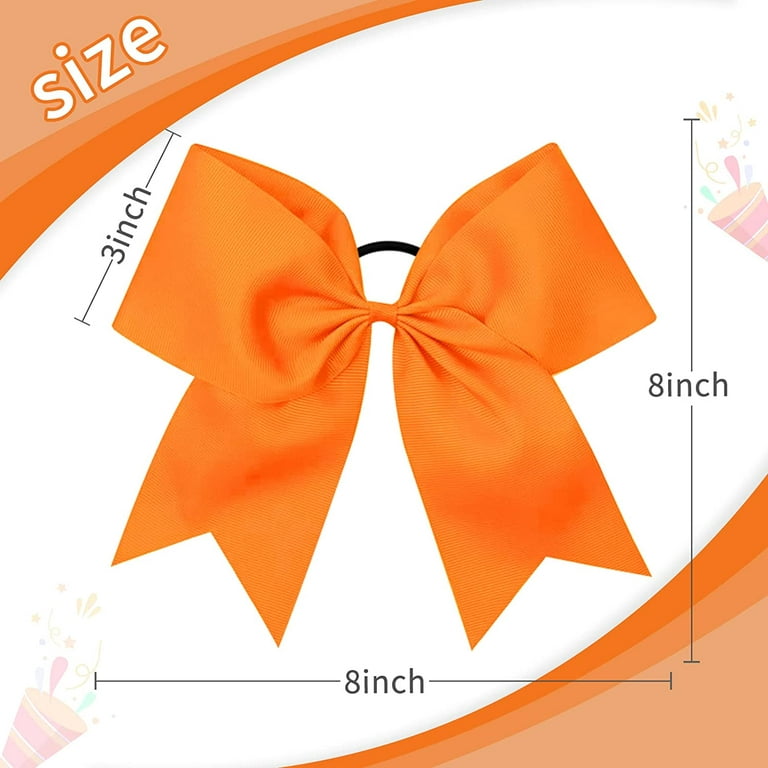 Spirit Ribbon Hair Tie // Orange Volleyball