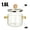 Yellow Handle+Lid(2PCS), variant on 2pcs Heat Resistant Glass Stew Pot Set with Lids, Handmade Stovetop Safe Cookware, Great for Soup Milk Pasta Noodles, Ideal Christmas & New Year Kitchen Gift