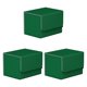 thumbnail image 5 of Caja de almacenamiento de tarjetas comerciales Vogacara organizador de gran capacidad 3piezas Verde, 5 of 6