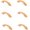 64 Convex Lines, variant on Gamvdout Furniture Knobs 6Pcs Chinese Style Wooden Box Handles Wooden Box Handles Drawer Door Wardrobe Door Solid Wood Furniture Handles 32Mm Mushroom