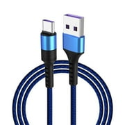 Cagogo USB C Cable, 5A Fast Charging Nylon Braided USB 3.0 Cable for Phone, Durable 1Meter Type C Charger Cord for Android Phone Tablet, High Speed Data Sync Charging Cable for Home Office Car