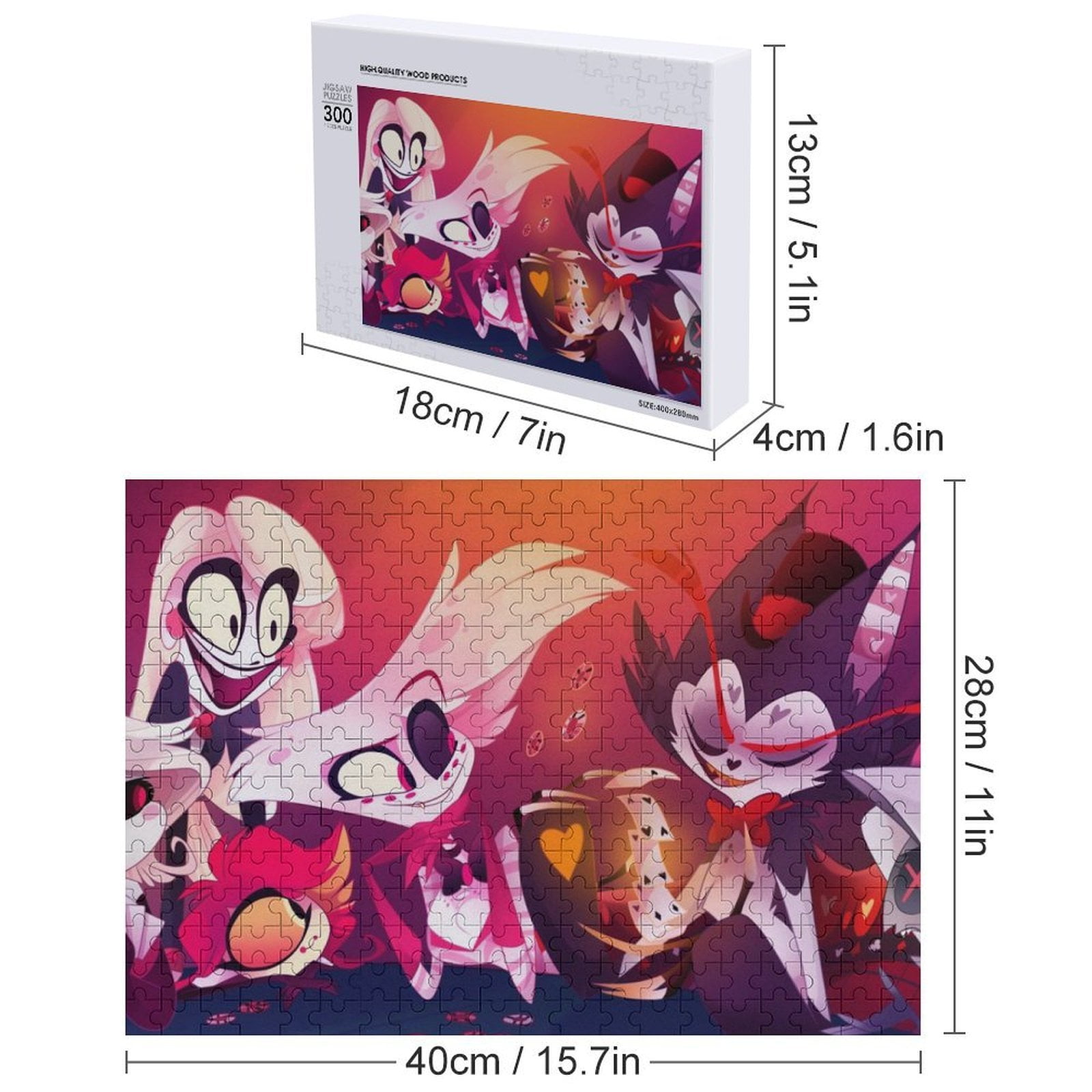 Hazbin Hotel Puzzle - 1000 PCS Jigsaw Puzzle - Walmart.com