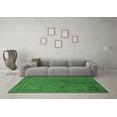 thumbnail image 3 of Ahgly Company Indoor Rectangle Oriental Emerald Green Industrial Area Rugs, 3' x 5', 3 of 4