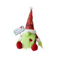 thumbnail image 2 of Muñeca monstruo de pelo verde, muñeca enana sentada, muñeca sin rostro de pelo verde con barba larga, Grinch, decoración navideña, 2 of 4