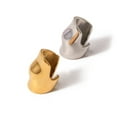 thumbnail image 6 of PISONIC Chunky Ear Cuff for Women - 18K Gold Plated Huggie Hoop, Non Piercing Cuff Earrings, Clip On Elegant Ear Clips, Cartilage Wrap, Fashionable Fake Earring Cuffs for Non Pierced Ears, 6 of 7
