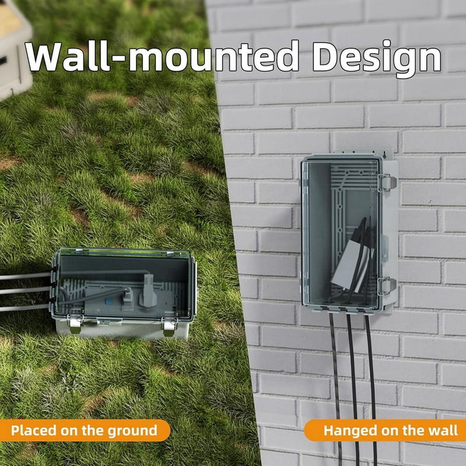Waterproof Outdoor Electrical Box Outlet Plug Cover Cord Protector