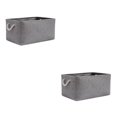 thumbnail image 2 of maskred Sac de Rangement Robuste et Durable pour Armoire pour un Espace Bien Organisé Boîte de Rangement Pliable avec Poignée en Coton Multifonctions Gris, 2 of 6