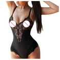 thumbnail image 4 of uublik Valentines Lingerie Set for Women Lace Babydoll Plus Size Sexy Naughty Bodysuit, 4 of 5