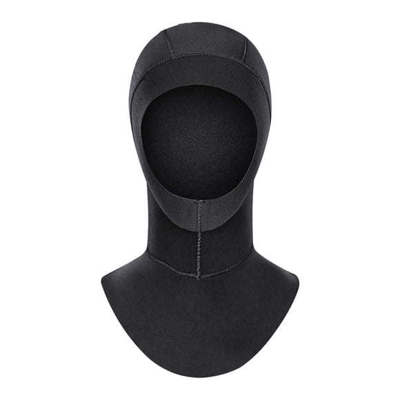 Wosthever Gorro de buceo de 3MM, gorro térmico elástico para la cabeza, traje de neopreno negro para esnórquel, equipo de esnórquel para natación de Deportes acuáticos Negro SG Wosthever OD029072-04