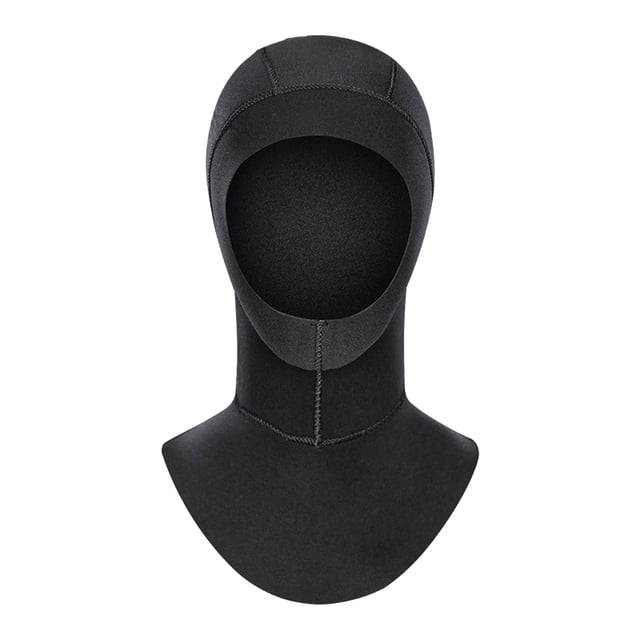Toystoory Gorro de buceo de 3MM, gorro térmico elástico para la cabeza, traje de neopreno negro para esnórquel, equipo de esnórquel para natación de Deportes acuáticos Negro L Toystoory OD029072-03