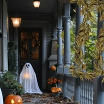 Fmbmuo Autumn Fall Maple Leaf Vine Garland for Fall Decor, Modern Style, Outdoor Safe