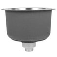 thumbnail image 5 of Stainless Steel Small Kitchen Sinks for RV Outdoor Use Round Shape 11 Inch Silver Drainage 1Pcs, 5 of 5