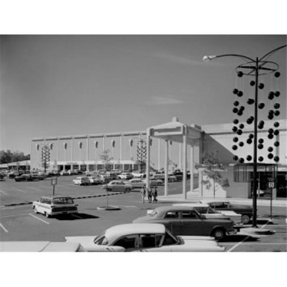 Posterazzi SAL255420753 USA Georgia Atlanta Parking in Front of Shopping Mall Poster Print - 18 x 24 in.