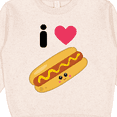 thumbnail image 3 of Inktastic I Love Hot Dogs Toddler Sweatshirt, 3 of 4