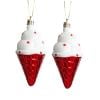 

ELENXS 2Pcs Christmas Hanging Pendants Xmas Tree Ornaments for Christmas Tree Decorations