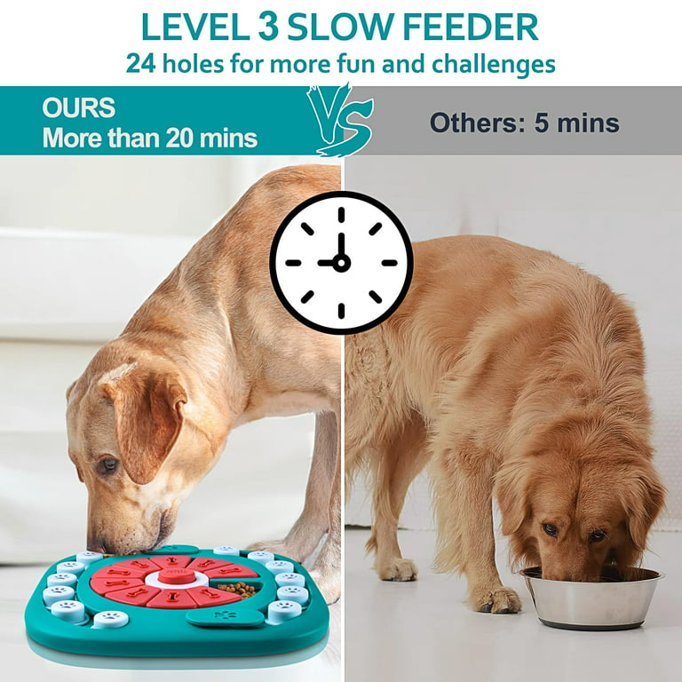 Dog Puzzle Toy Interactive Dog Food Puzzle Slow Feeder Treat