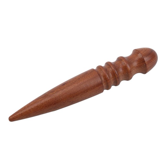 1Pcs Wood Slicker Burnishing Rod For Leather Edges Tool Diy Leather Craft Tools