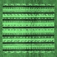 thumbnail image 1 of Ahgly Company Indoor Square Abstract Emerald Green Modern Area Rugs, 5' Square, 1 of 4