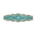 thumbnail image 3 of Xfvqtps Women Fashion Waistband Ethnic Style Bead Elasticity Belt Tie Wide Waist Cinchers Blue, 3 of 4