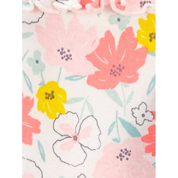 Carter's Child of Mine Baby Girl Bodysuits, 6-Pack, Sizes Preemie