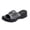 Silver, variant on Sequin Platform Wedge Slides, Open Toe Slip On Mule Sandals, Women's Sequin Platform Slippers Glitter Sparkly Slide Sandals Comfortable Pu Leather Chunky Open Toe Beach Summer Outdoor Shoes, Silver 6