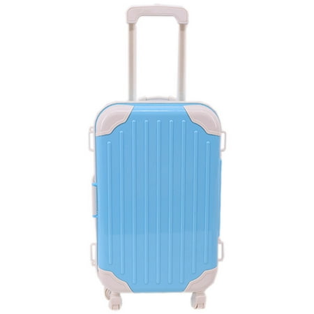 Doll Travel Suitcase Plastic - Doll Suitcase Toy Mini Luggage Box with ...