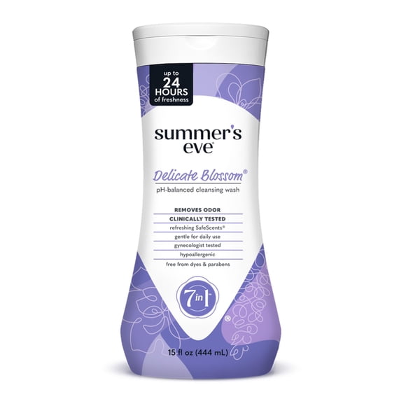 Gel de baño femenino Summer's Eve Delicate Blossom, 450 ml