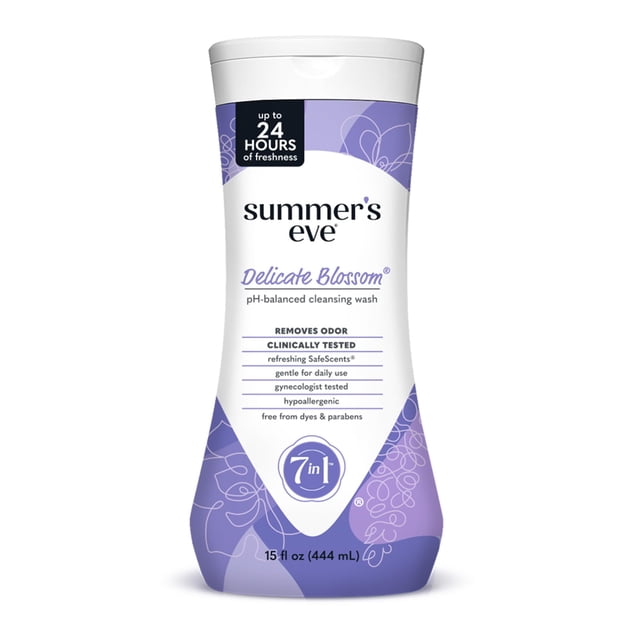 Gel de baño femenino Summer's Eve Delicate Blossom, 450 ml