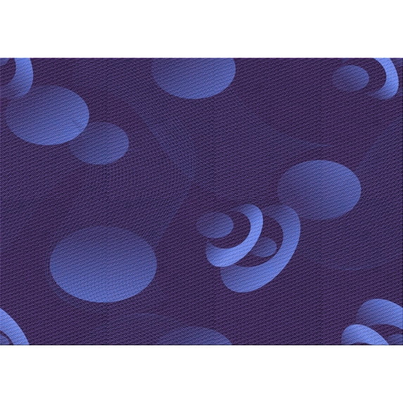 Ahgly Company Machine Washable Indoor Rectangle Transitional Purple Amethyst Purple Area Rugs, 2' x 5'