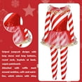 thumbnail image 4 of iiniim Kids Girls Dance Unitard Long Sleeve Gymnastics Leotard Full Body Ballerina Christmas Jumpsuit Red 12, 4 of 7