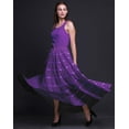 thumbnail image 4 of Phagun Women's Indian Clothing Dark Purple Long Casual Skirt Maxi&nbsp;Summer Wear-18, 4 of 6