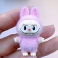 thumbnail image 1 of Labubus Labubu Pop Mart Originales Plush Toy Vinyl Doll Pendant, First Generation Standing Posture Cute Pendant Accessories Hot Pink, 1 of 3