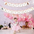 thumbnail image 4 of Woodland Happy Birthday Banner, Forest Animal Creatures Bunting Banner Garland for Girls, Woodland Birthday Party Decorations, 4 of 6