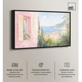 thumbnail image 2 of Mediterranean Pink Canvas Spring Color Prints by Art Remedy, Black Frame, 15 x 10, 2 of 7