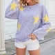 thumbnail image 1 of Puntoco Suéter Otoño Moda Mujer Rounk Cuello Manga Larga Casual Impresión Blusa Sudadera Navidad Liquidación Puntoco Puntoco-1546, 1 of 9