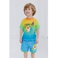 thumbnail image 5 of Pinkfong Baby Shark Toddler Boys UPF 50+ Rash Guard and Swim Trunks Outfit Set Surf's Up! 4T, 5 of 5