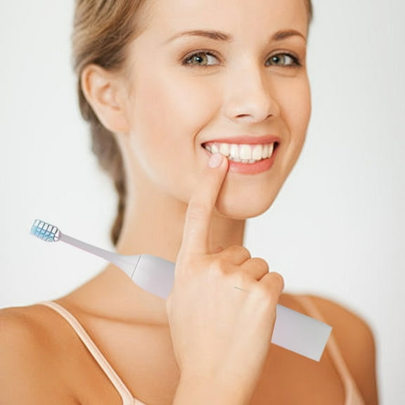 PATLOLLAV Electric Toothbrush for Adults,Replacement Brush Heads, Detachable Battery Sonic Toothbrush One Charge for 30 Days, Travel Electric Toothbrushes,Travel Supplies