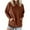 Orange, variant on 2025 New Fashion Plus Size Women's Solid Color Fashionable Threaded Decorative Pocket Long Sleeved Loose Hoodie