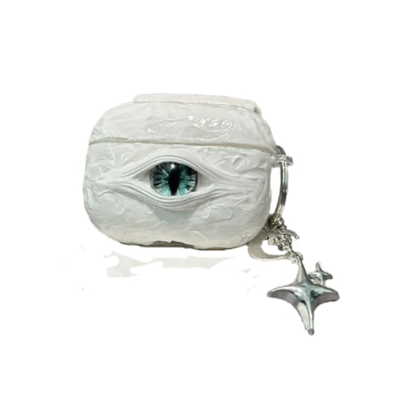 Glow-in-the-Dark Creative Headphone Case for AirPods Pro 3 & AirPods 1/2/4, Cream Glue Wireless Bluetooth Protective Cover