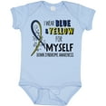 thumbnail image 3 of Inktastic I Wear Blue and Yellow for Myself- Down Syndrome awareness Boys or Girls Baby Bodysuit, 3 of 5
