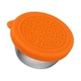 thumbnail image 1 of Recipiente para aderezo Wosthever de acero inoxidable y silicona a prueba de fugas Naranja, 1 of 6