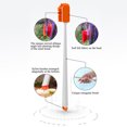 thumbnail image 4 of Fish Tank Glass Cleaner Glass Fish Tank Floating Cleaning Scrubber Glass Tank Cleaning Tool Aquarium Cleaning Tools Double-Sided With Handle Brush Heads Design Cleaner, 4 of 9