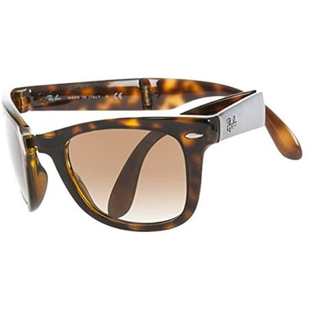 Ray-Ban Folding Light Havana Plastic Frame Brown Gradient Lens Unisex Sunglasses 0RB4105710515420