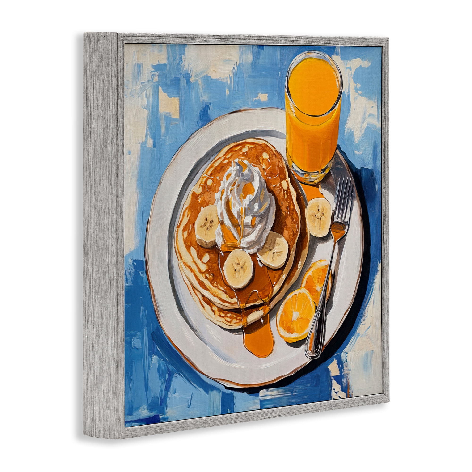 Stupell Industries Banana Bliss Sunshine Gray Framed Giclee Art, design by Tina LeCour