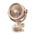 thumbnail image 2 of Ventilador recargable con clip, 3 velocidades y luz LED – Ventilador de escritorio USB portátil y silencioso para oficina, dormitorio y camping., 2 of 6