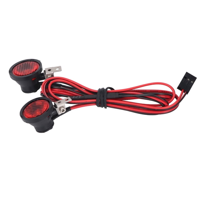 FOCO LED RC Para Coche, Lámpara Delantera para axial scx10 90046 Redcat, Faro delantero de Alto Brillo Con 2 LED, Compatible Con Wraith RR10, MST